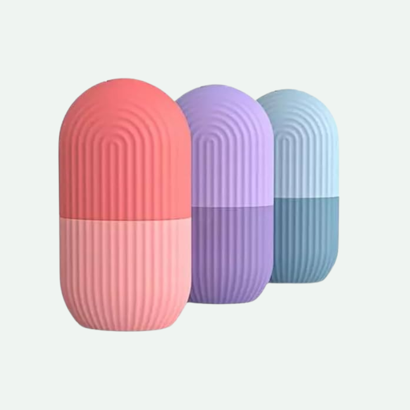 Glowra ™ Ice Cube Roller Massager for Face, Eyes and Neck
