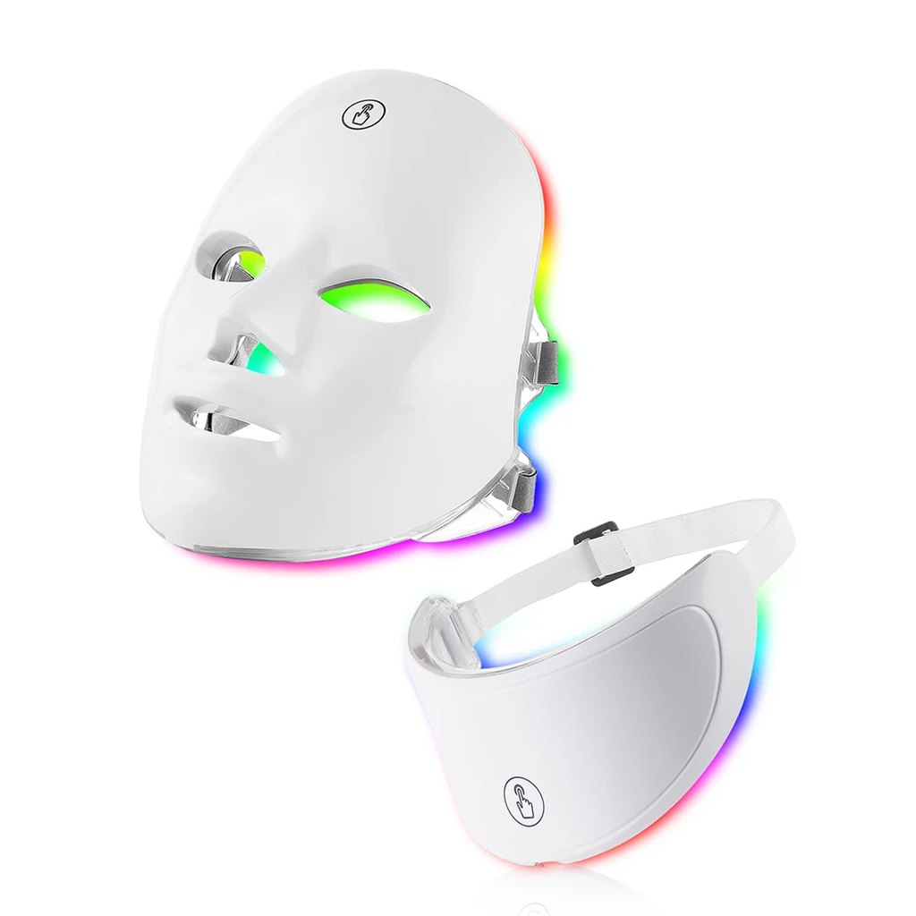 Una mascarilla, siete luces distintas.